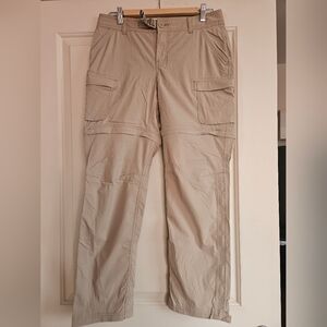 REI Co-op Cargo Pants Tan Relaxed Fit Women's 8 Petite